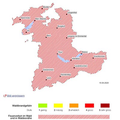 Feuerverbot Im Kanton Bern Burgergemeinde Bern
