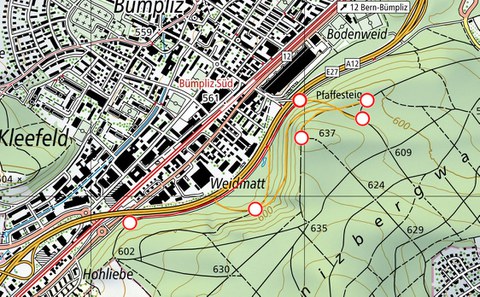 Sperrung Veloweg entlang Könizbergwald aufgrund Sicherheitsholzerei